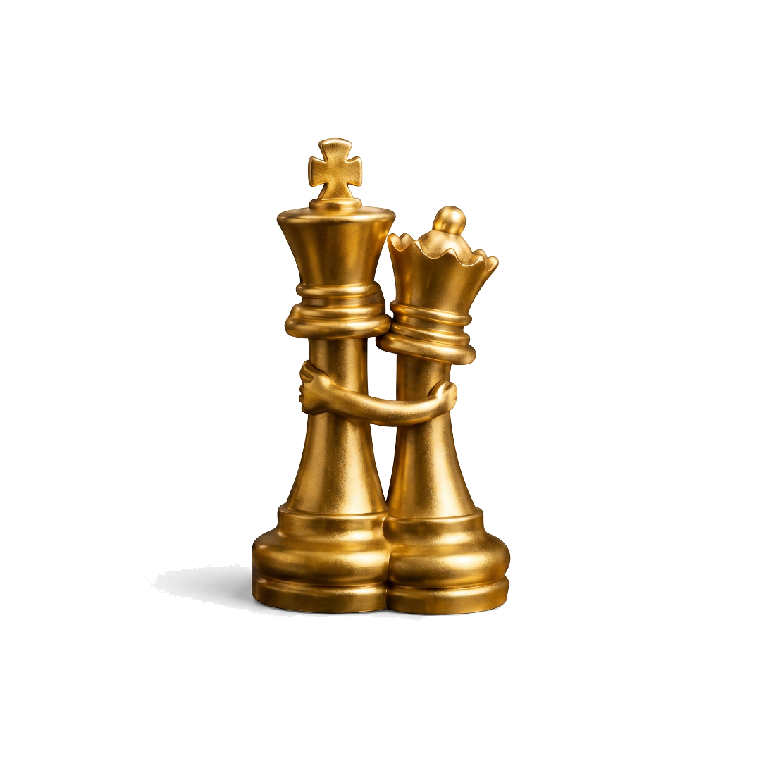 Chess pieces — king and queen